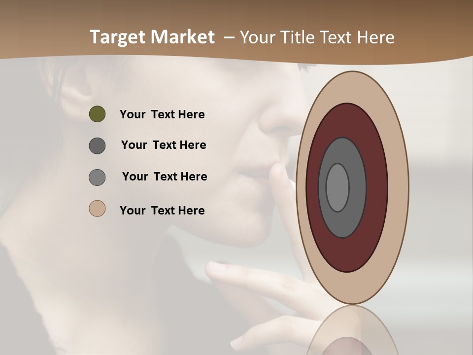 Hand Social Beauty PowerPoint Template