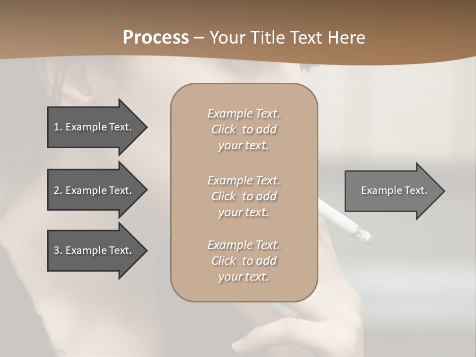 Hand Social Beauty PowerPoint Template