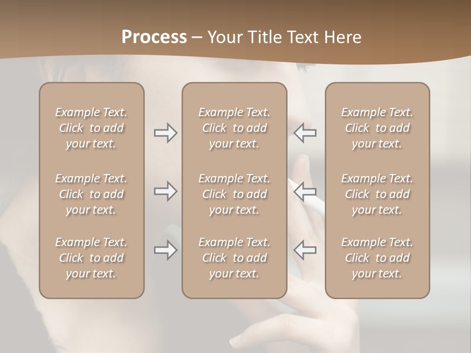 Hand Social Beauty PowerPoint Template