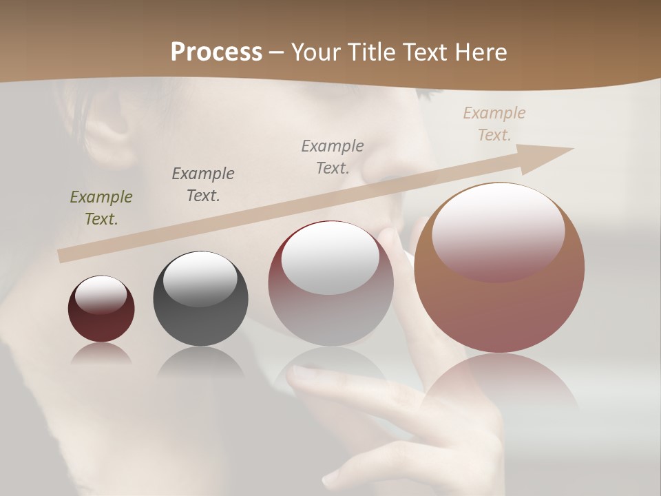 Hand Social Beauty PowerPoint Template