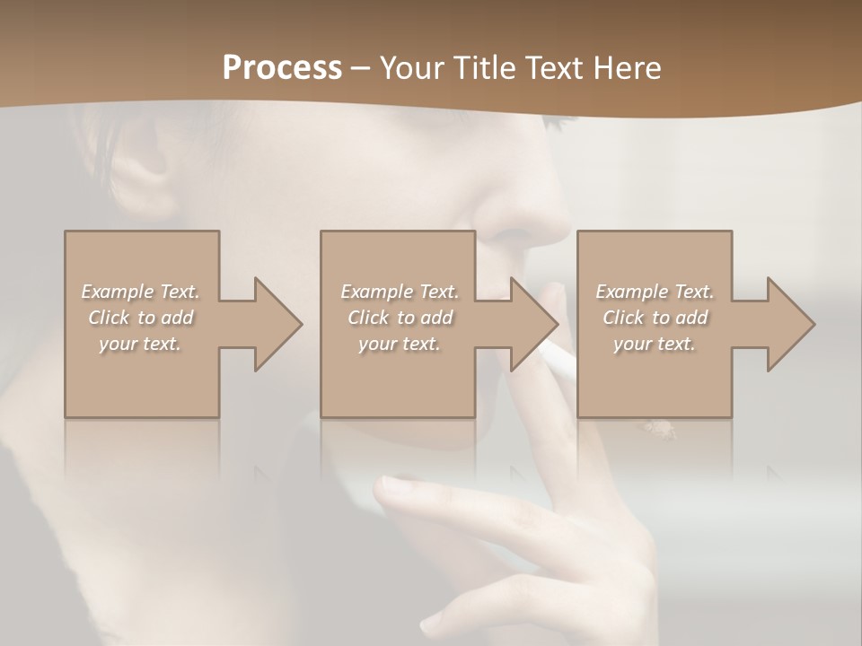 Hand Social Beauty PowerPoint Template