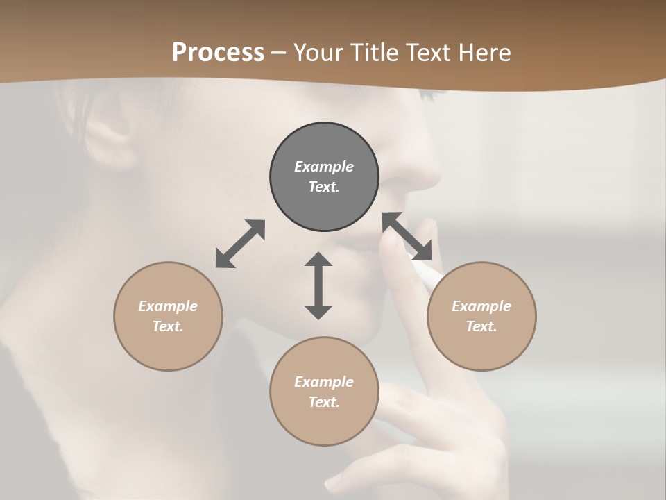 Hand Social Beauty PowerPoint Template