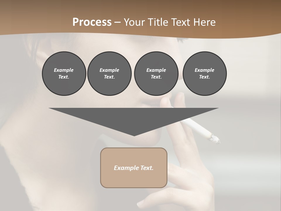 Hand Social Beauty PowerPoint Template