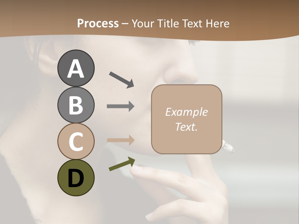 Hand Social Beauty PowerPoint Template