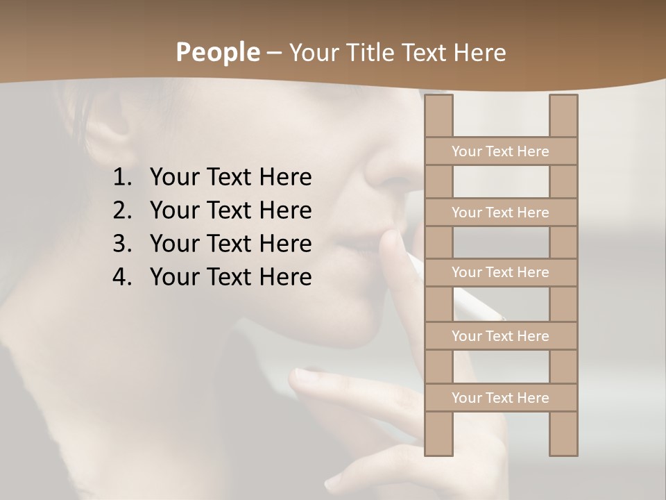 Hand Social Beauty PowerPoint Template