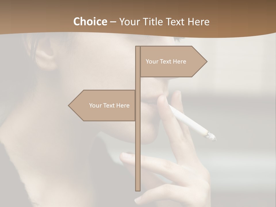 Hand Social Beauty PowerPoint Template