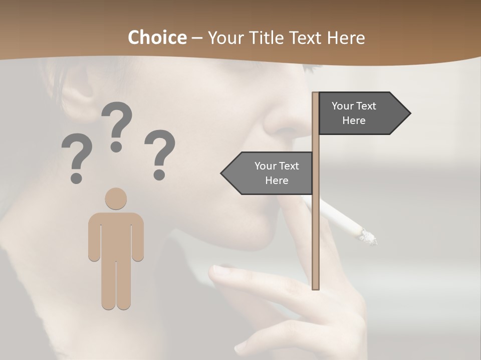 Hand Social Beauty PowerPoint Template