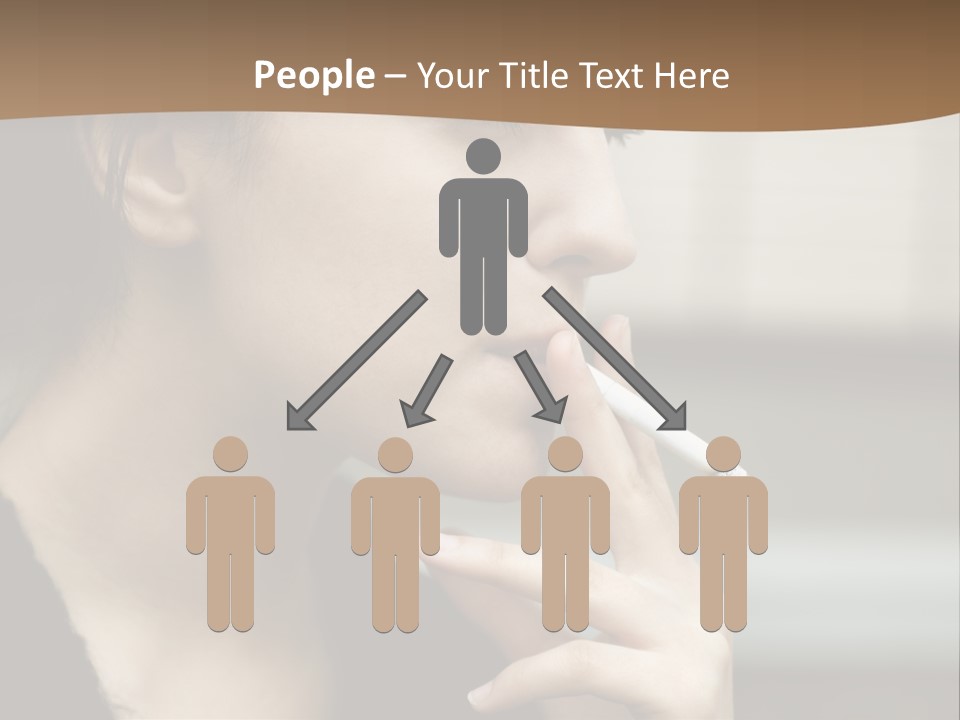 Hand Social Beauty PowerPoint Template