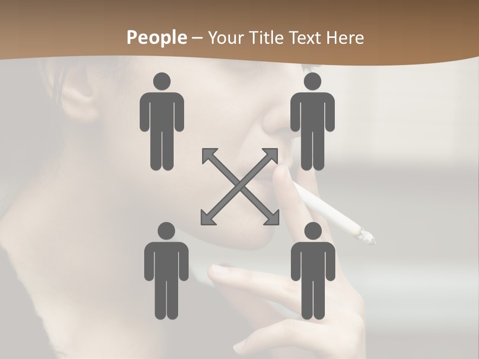 Hand Social Beauty PowerPoint Template