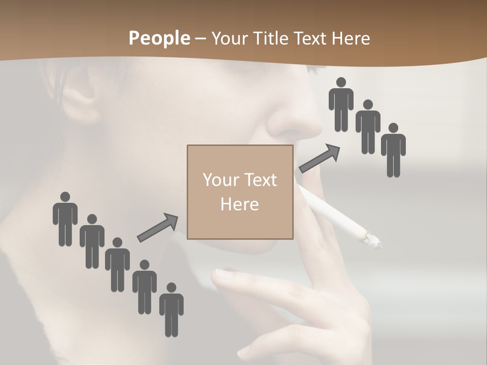 Hand Social Beauty PowerPoint Template