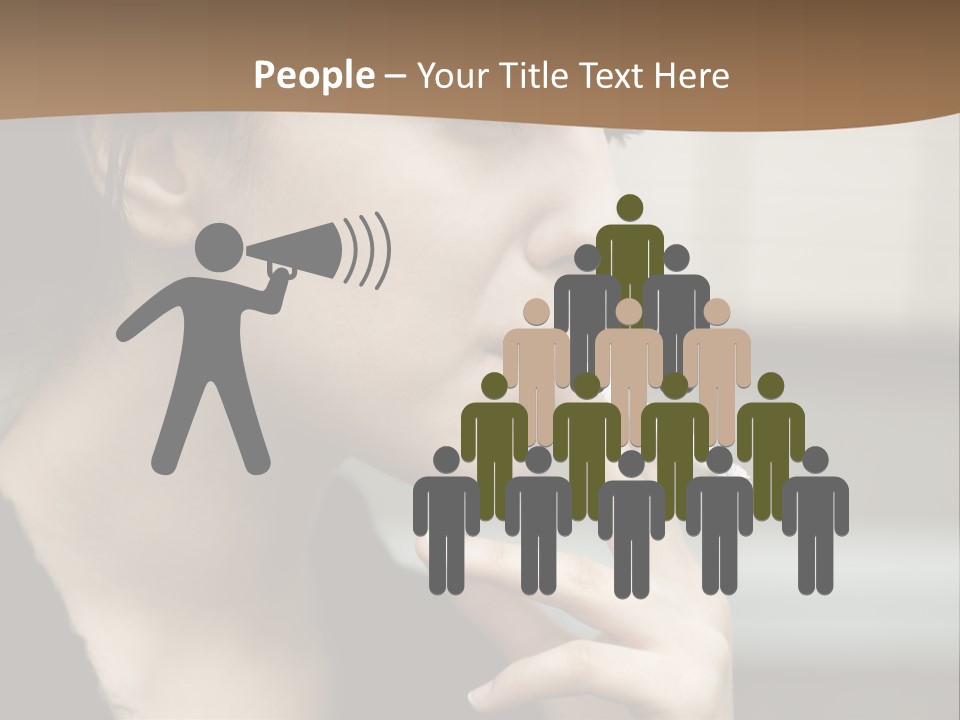 Hand Social Beauty PowerPoint Template