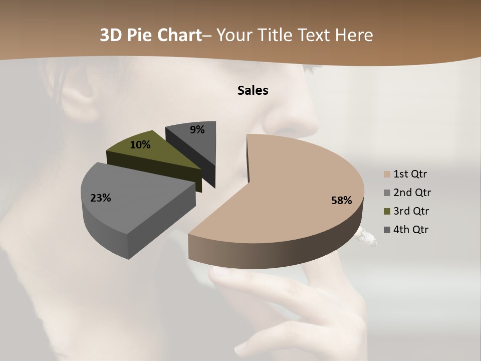 Hand Social Beauty PowerPoint Template