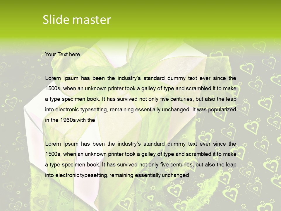 Valentine Shiny Holiday PowerPoint Template