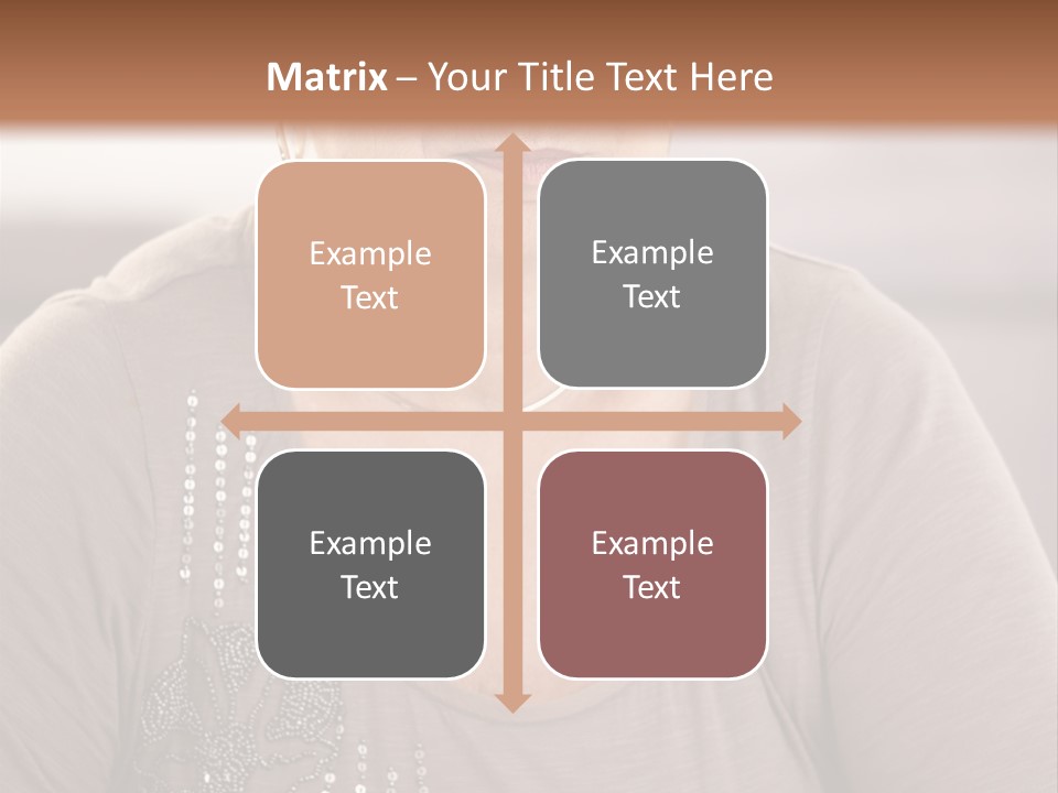 Sit Woman Aged PowerPoint Template