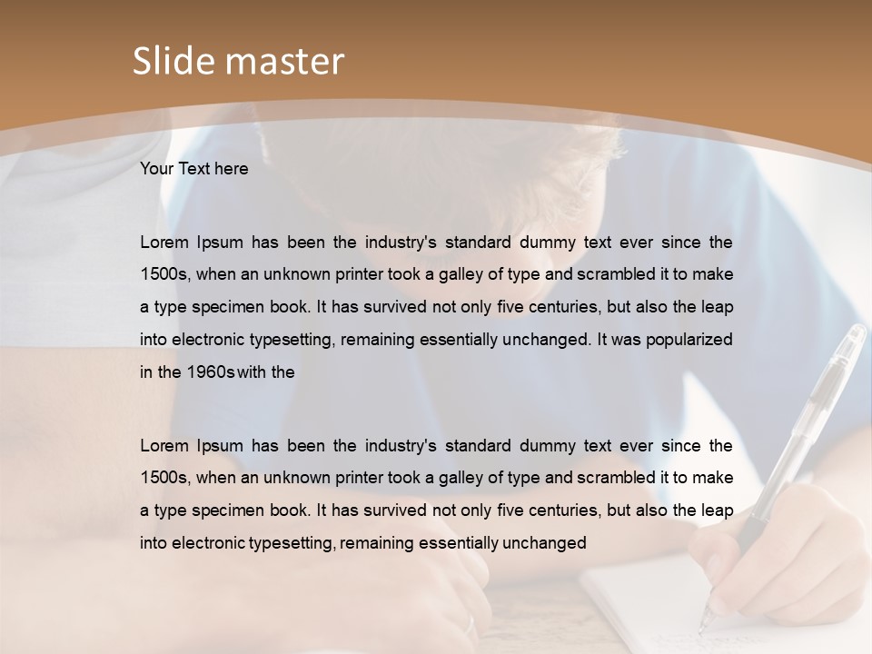 Thoughts Perfection Third PowerPoint Template