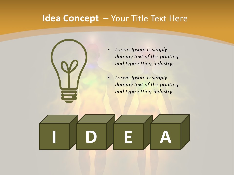 Thoughts Perfection Third PowerPoint Template