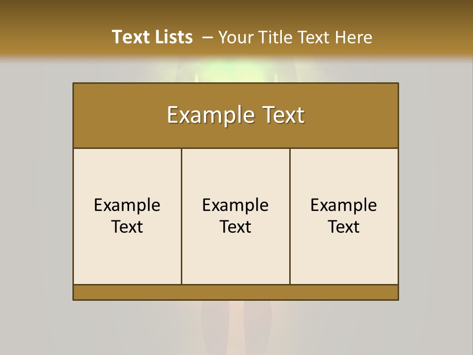 A Man With A Rainbow Light In His Body PowerPoint Template