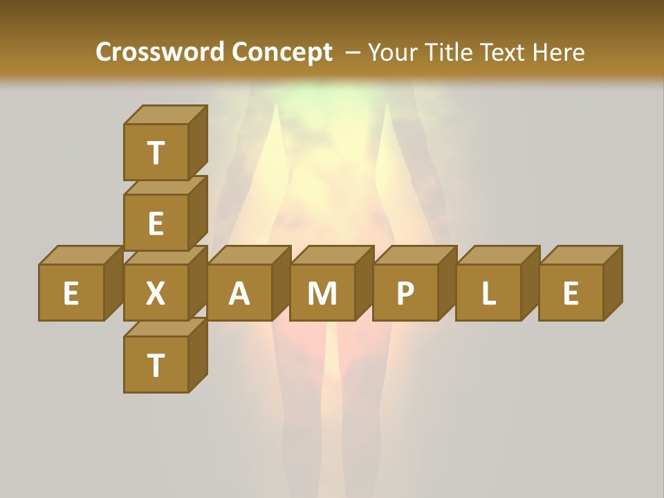 A Man With A Rainbow Light In His Body PowerPoint Template