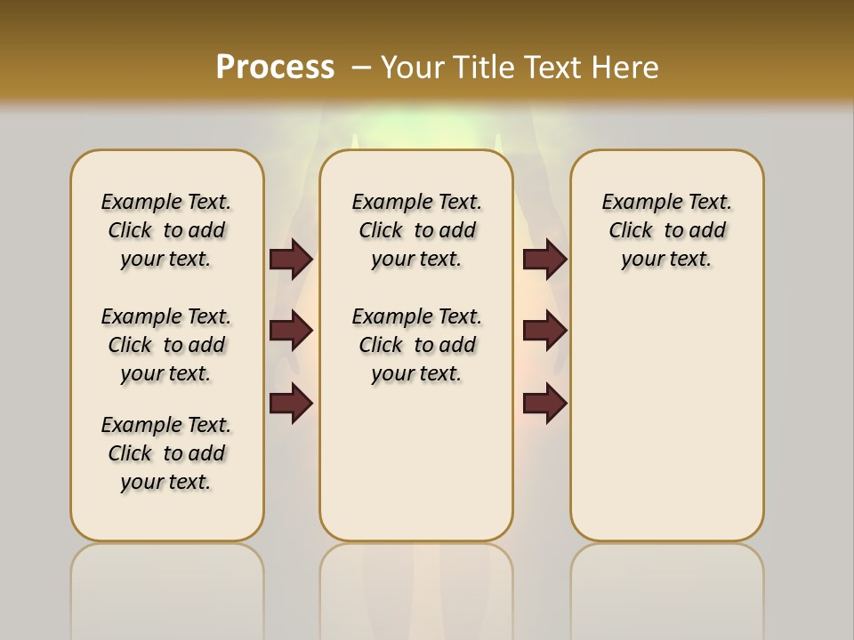 A Man With A Rainbow Light In His Body PowerPoint Template