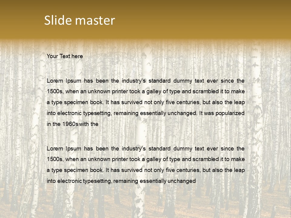 Bark Still Wildlife PowerPoint Template