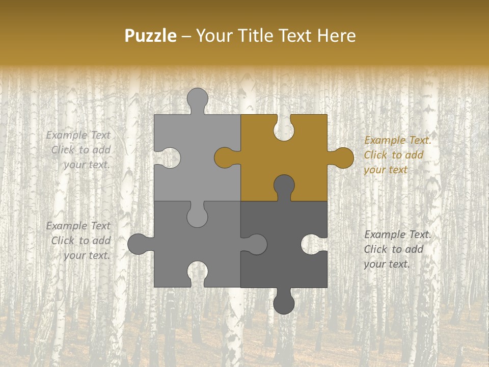 Bark Still Wildlife PowerPoint Template
