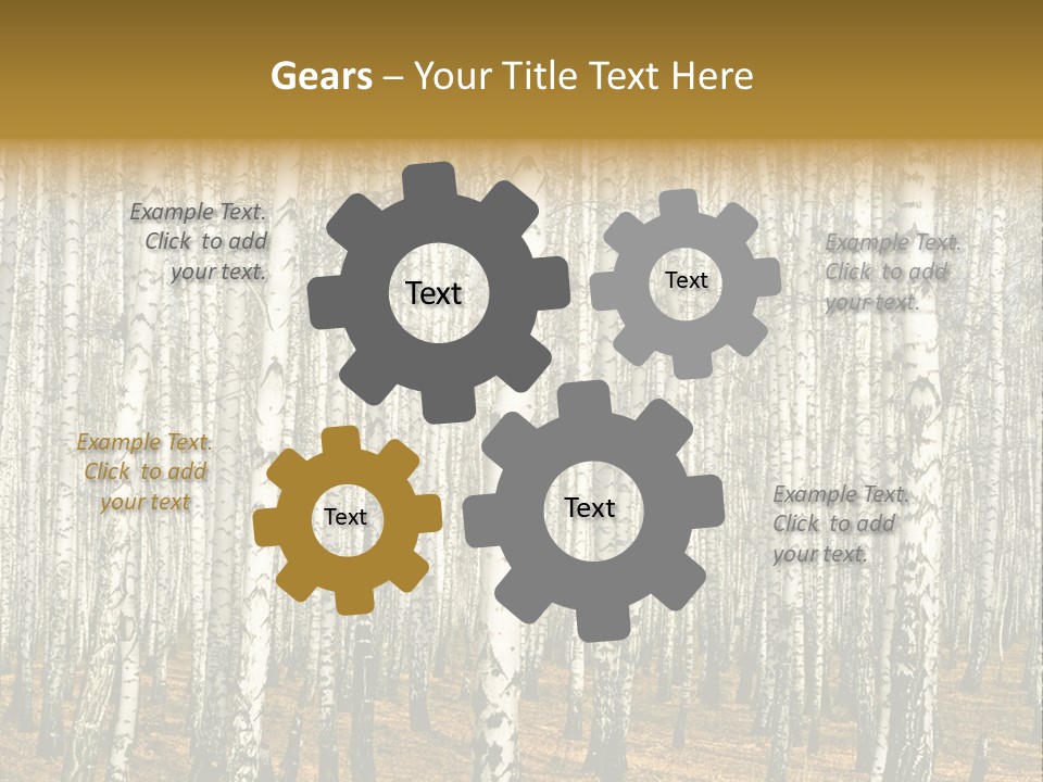 Bark Still Wildlife PowerPoint Template