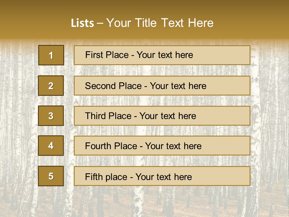 Bark Still Wildlife PowerPoint Template