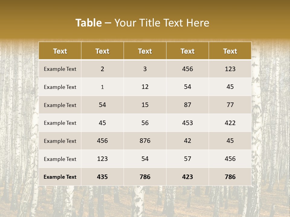 Bark Still Wildlife PowerPoint Template