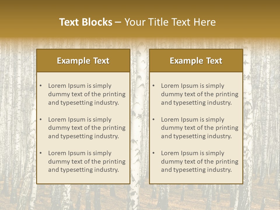 Bark Still Wildlife PowerPoint Template