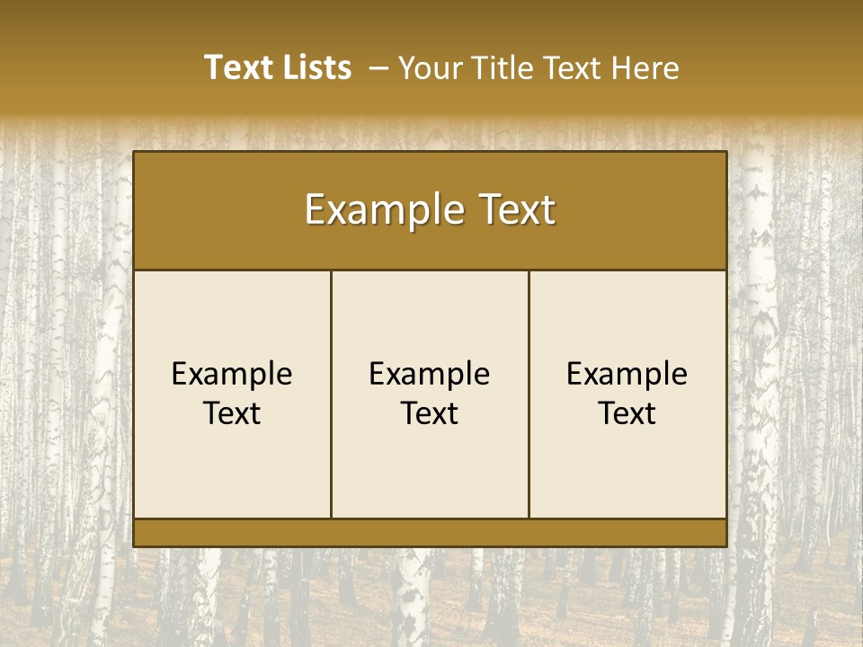 Bark Still Wildlife PowerPoint Template
