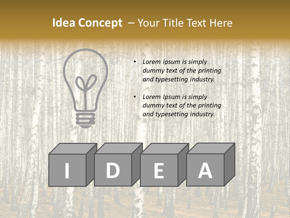 Bark Still Wildlife PowerPoint Template