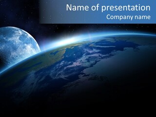 Stars Black Science PowerPoint Template