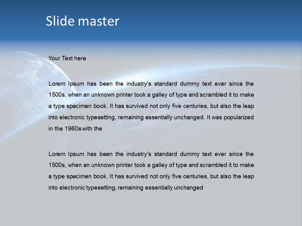 Stars Black Science PowerPoint Template