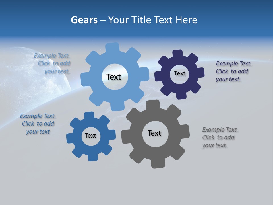 Stars Black Science PowerPoint Template