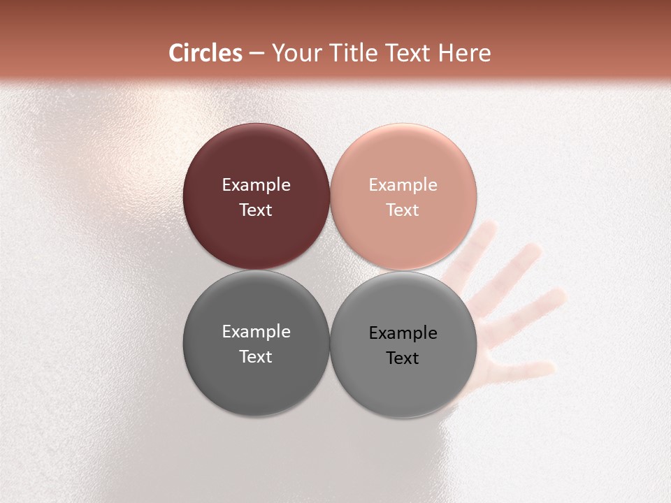 Sorrowful Stress Female PowerPoint Template