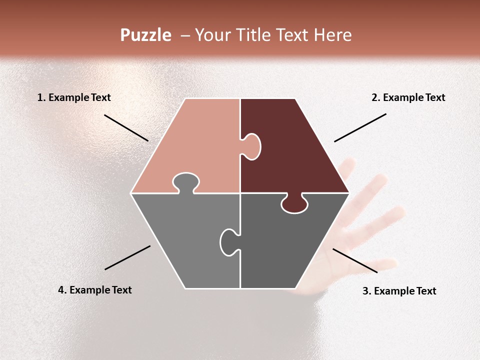 Sorrowful Stress Female PowerPoint Template
