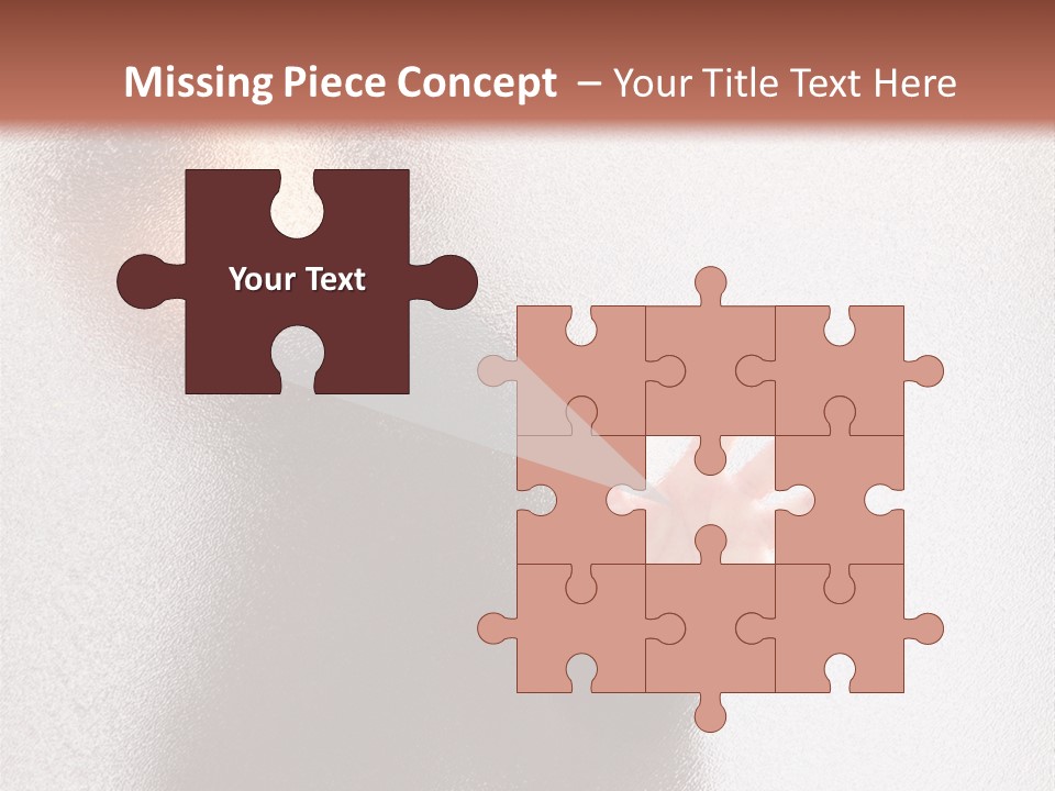 Sorrowful Stress Female PowerPoint Template