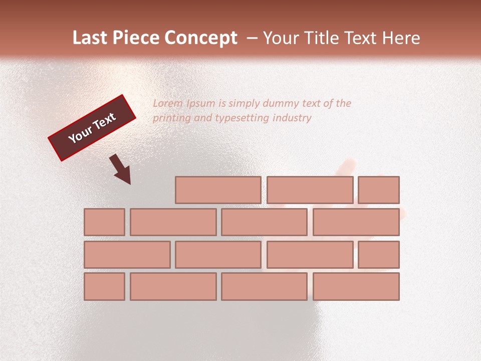 Sorrowful Stress Female PowerPoint Template