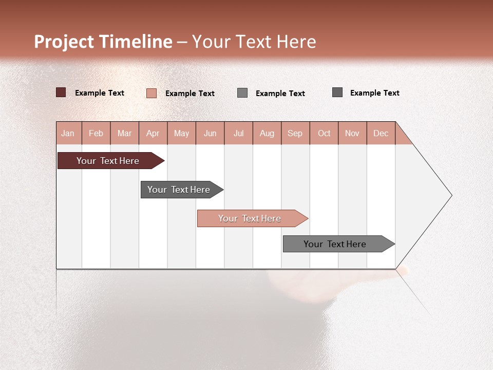 Sorrowful Stress Female PowerPoint Template