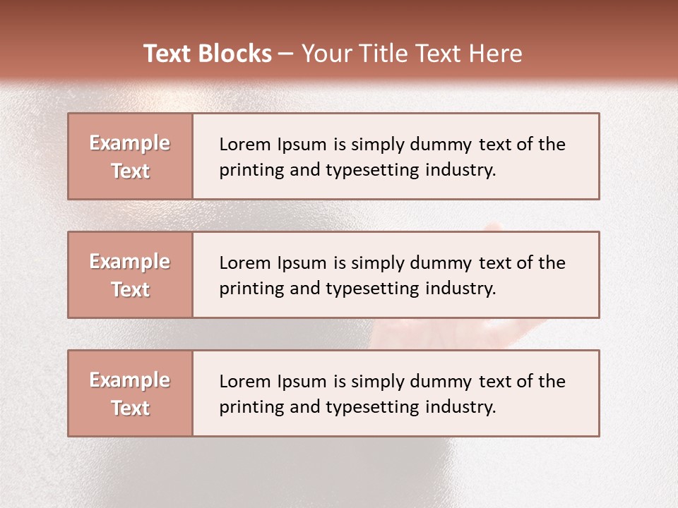 Sorrowful Stress Female PowerPoint Template