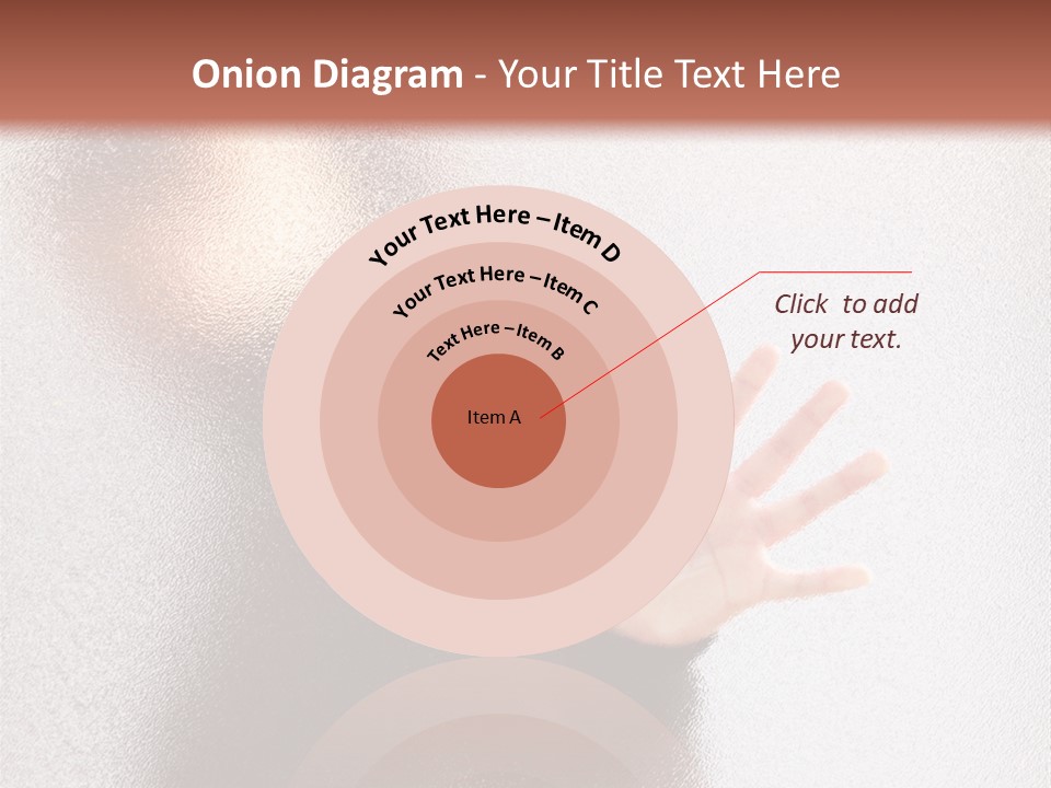 Sorrowful Stress Female PowerPoint Template