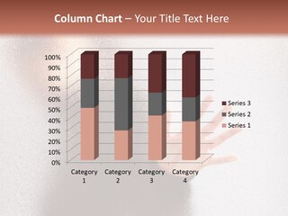 Sorrowful Stress Female PowerPoint Template