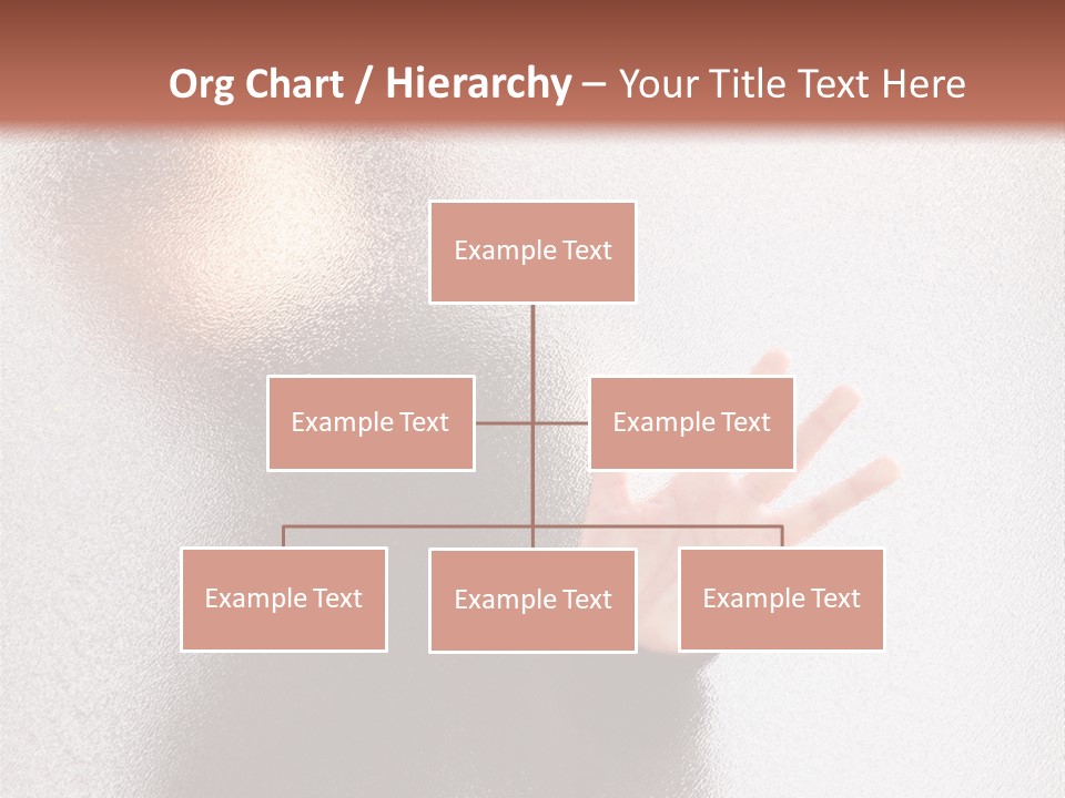 Sorrowful Stress Female PowerPoint Template