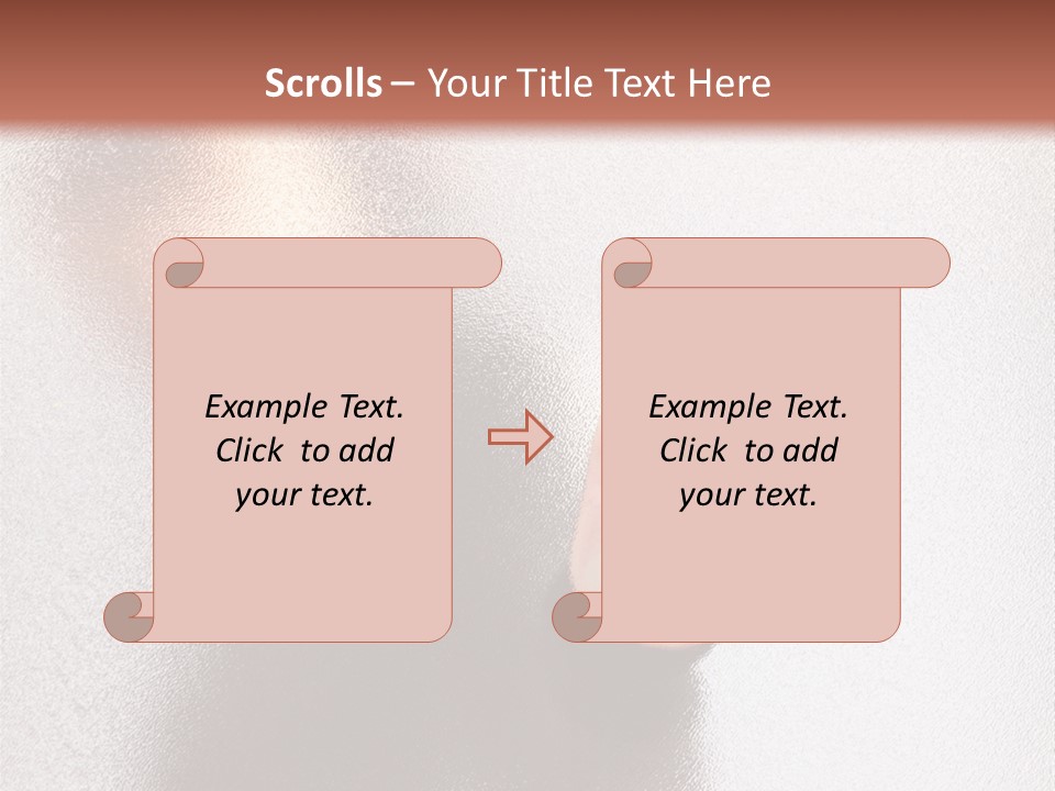Sorrowful Stress Female PowerPoint Template