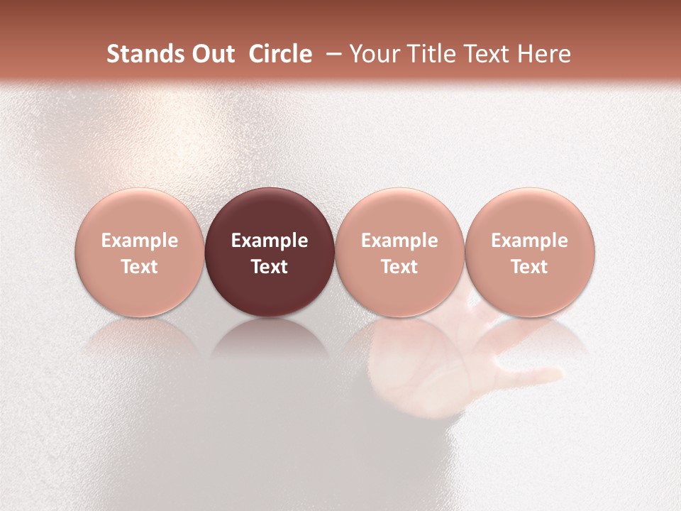 Sorrowful Stress Female PowerPoint Template