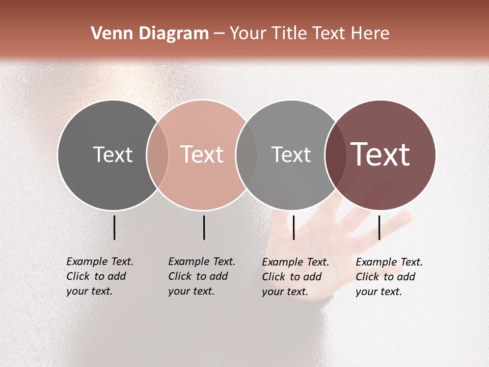 Sorrowful Stress Female PowerPoint Template