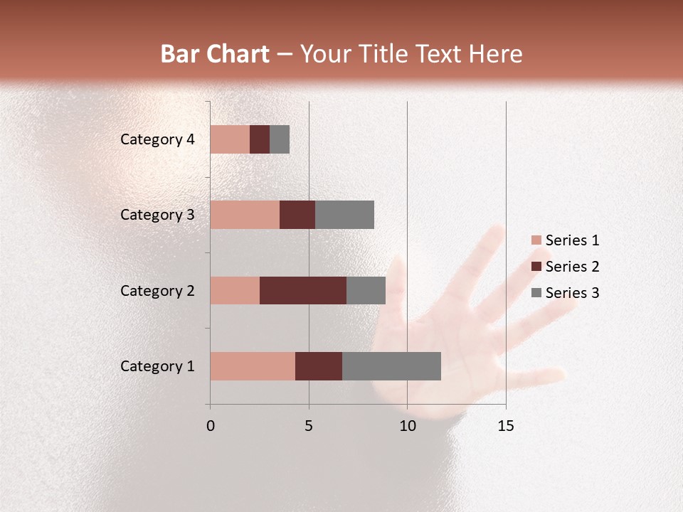 Sorrowful Stress Female PowerPoint Template