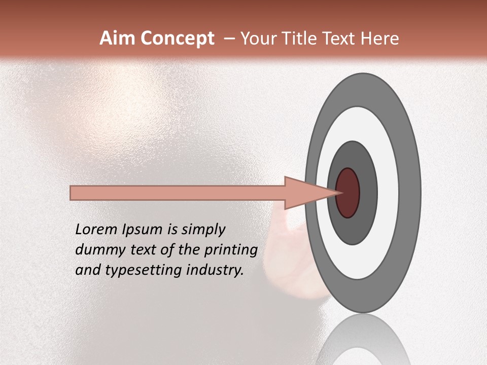 Sorrowful Stress Female PowerPoint Template