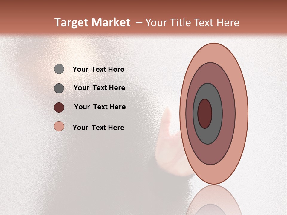 Sorrowful Stress Female PowerPoint Template