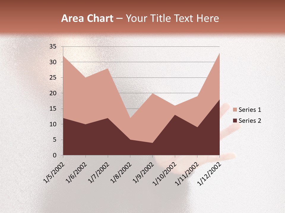 Sorrowful Stress Female PowerPoint Template